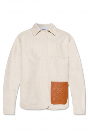 ジャケット LOEWE JACKET (S359Y02XF0 ECRU) Workwear jacket in cotton and linen Beige - LOEWE